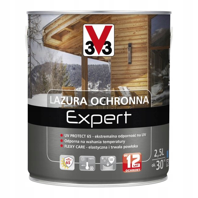 V33 Lazura ochronna Expert ochrona do 12 lat Tek 2,5L