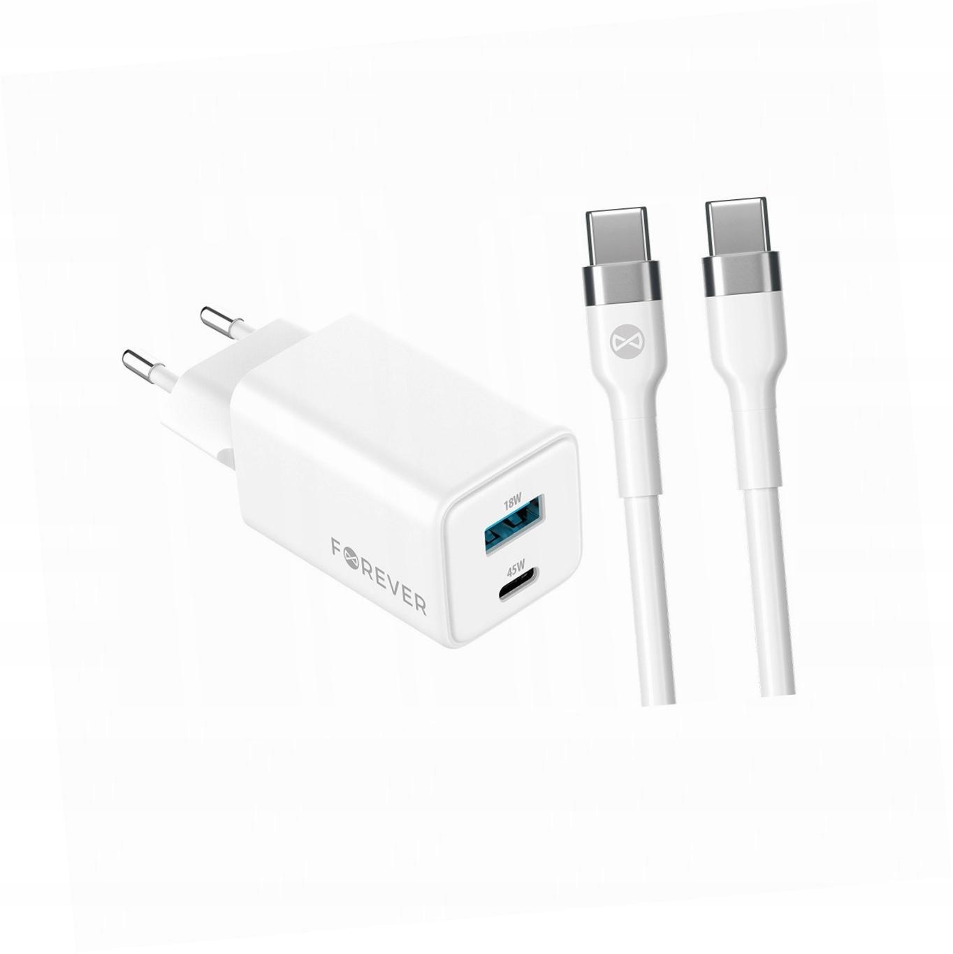 Szybka ładowarka GaN 45W Usb-c z kablem do Samsung Galaxy A53 5G