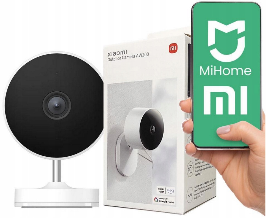 ZEWNĘTRZNA KAMERA WIFI IP XIAOMI FULL HD 1080P 256 Sklep, Opinie