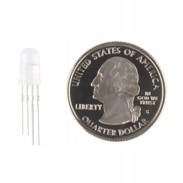 Dioda LED RGB 5mm Wspólna Anoda Matowa do Projektów DIY - 10 sztuk Marka ABC-RC