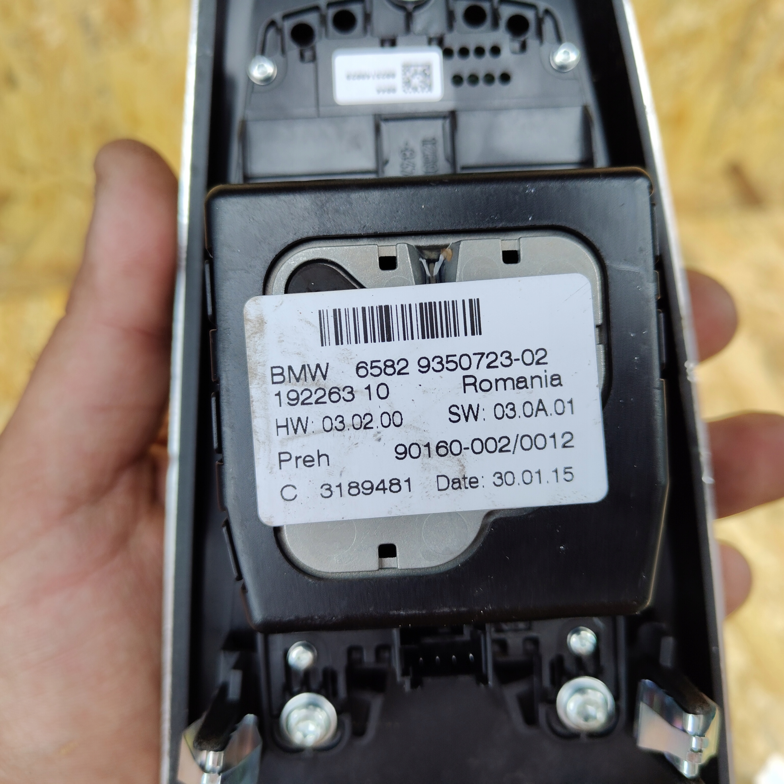 PANEL RADIA IDRIVE BMW 3 F34 GT 9350723