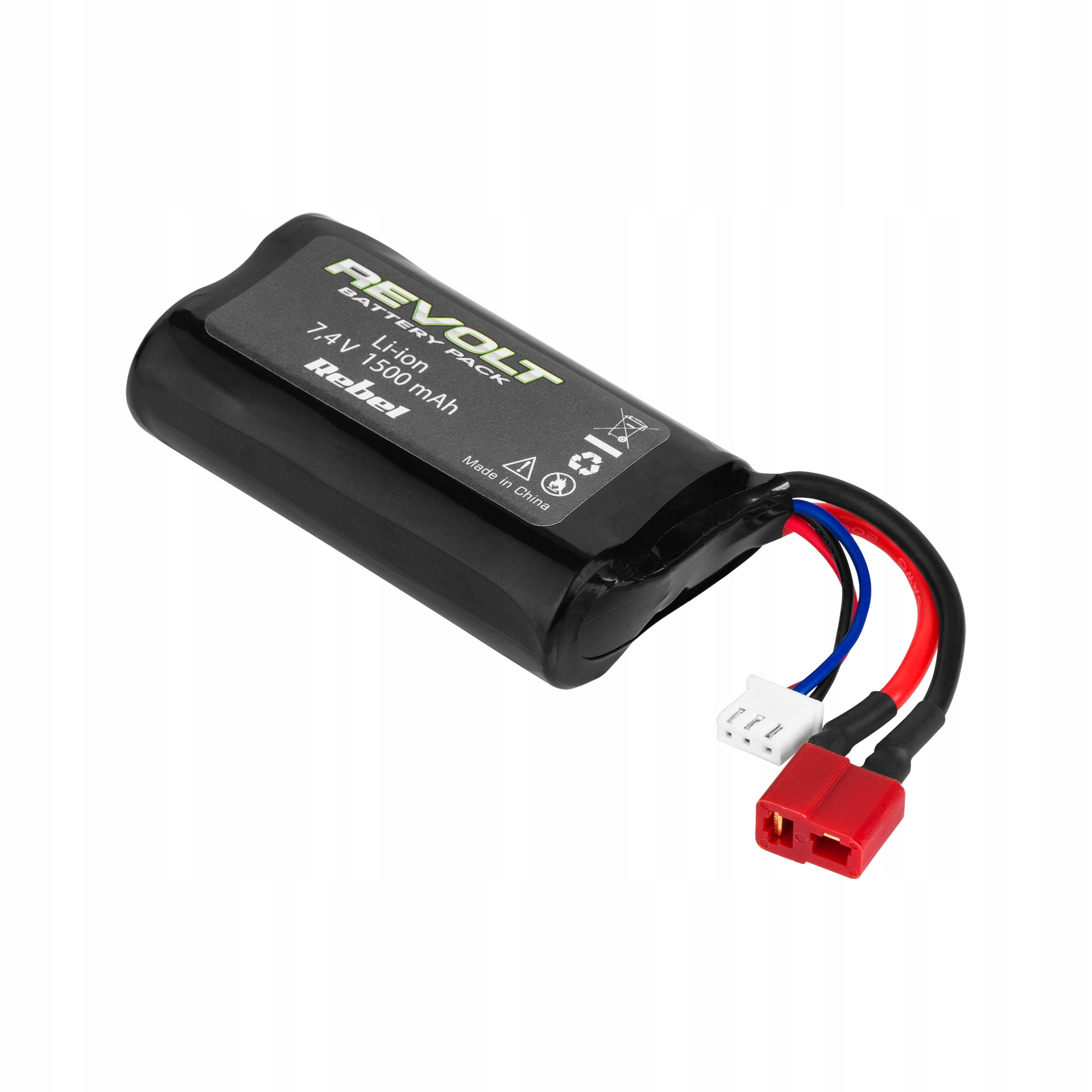 Bateria do samochodu zdalnie sterowanego Rebel Revolt ZAB0106.1 1500mAh 7,4