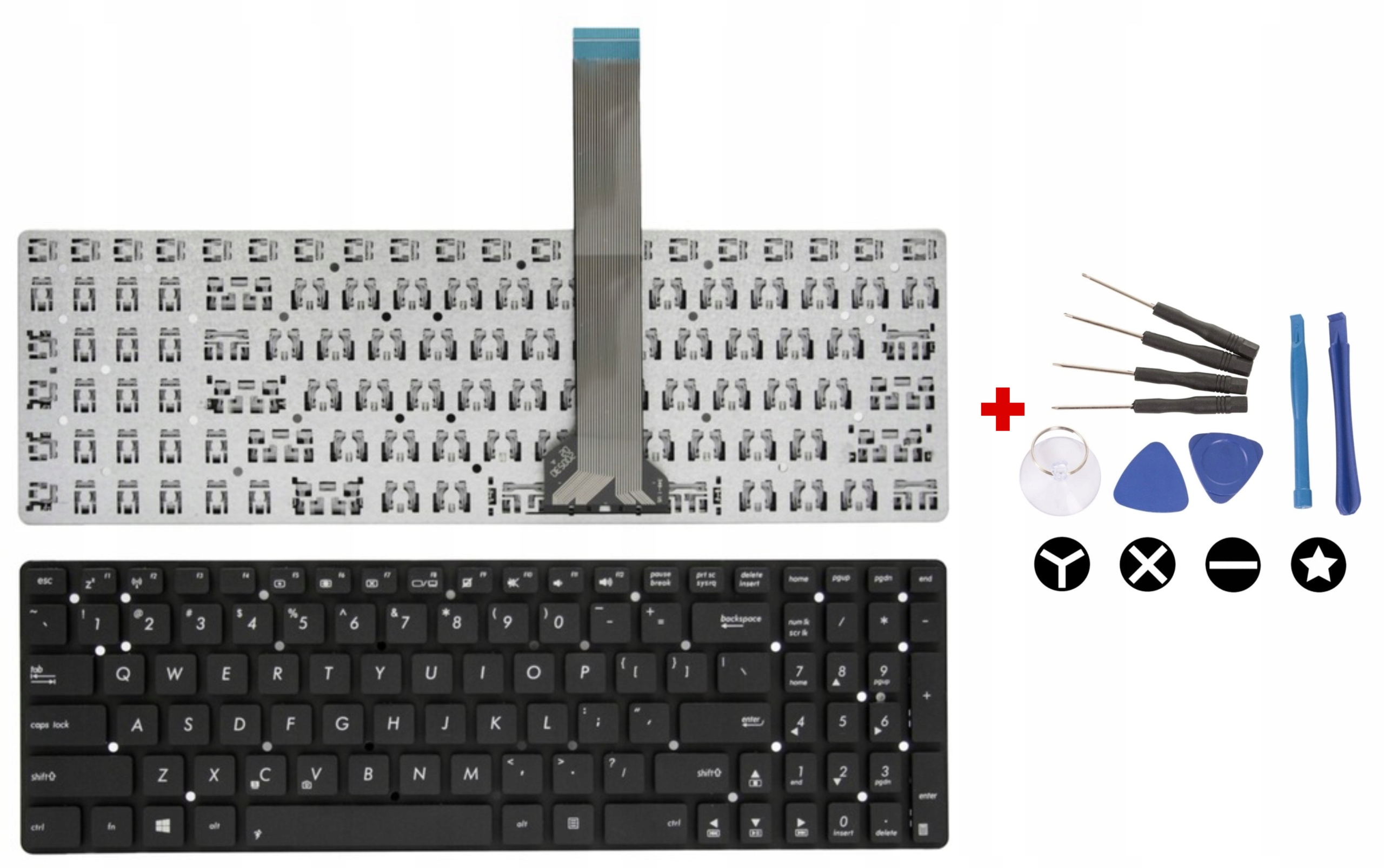 Klávesnica pre Asus K55 K55A K55V K55VD K55VM R500V R500D R700V K75 K75A Us