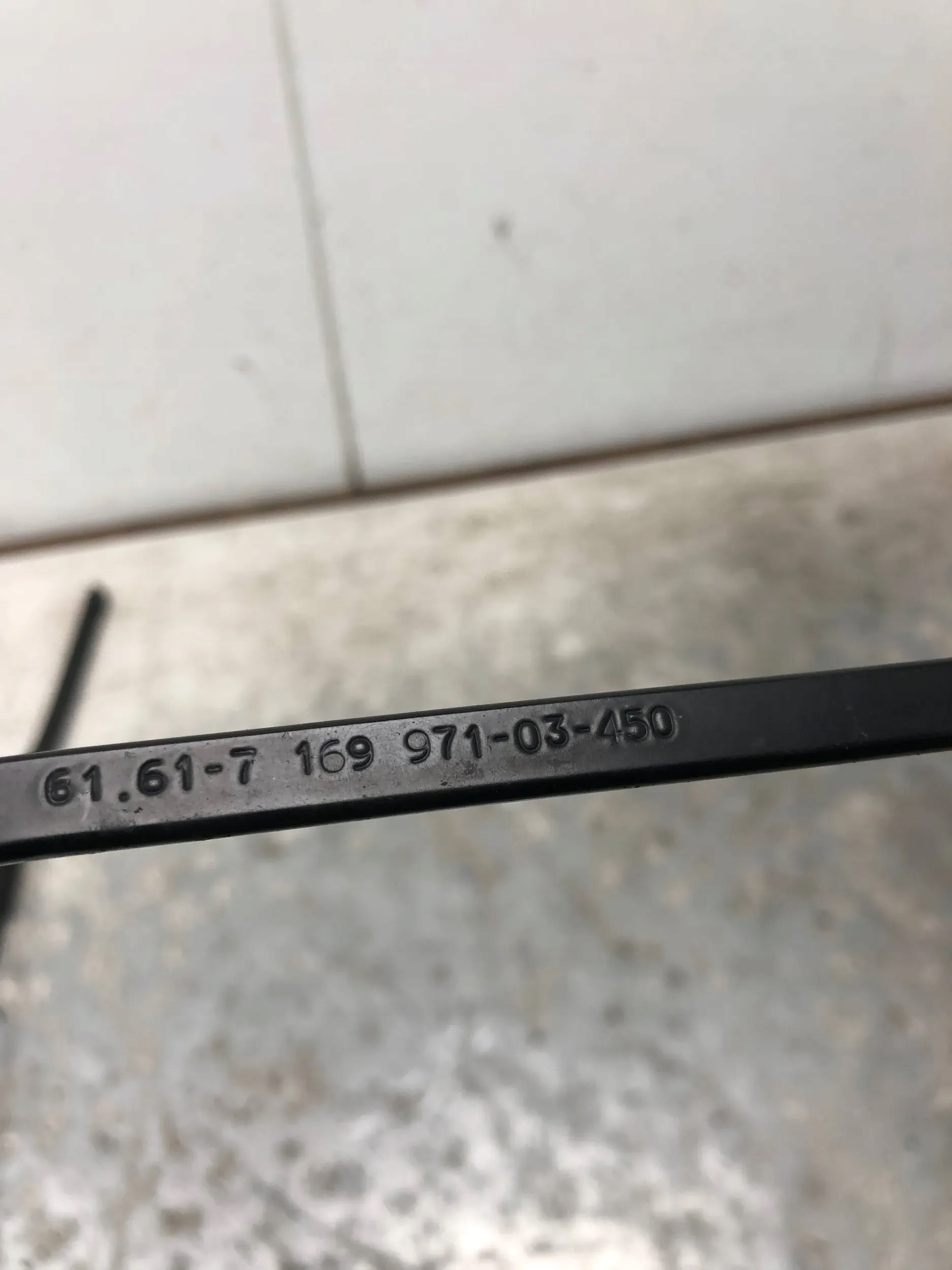 Bracci tergicristallo BMW E87 LCI 7169972 7169971