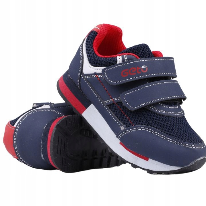 

Buty sportowe dziecięce na rzepy granatowe