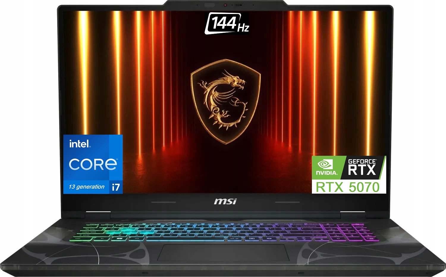 Laptop Msi Cyborg 17 B13W 17" Fhd 144Hz i7-13620H 64GB SSD512 RTX5070 W11