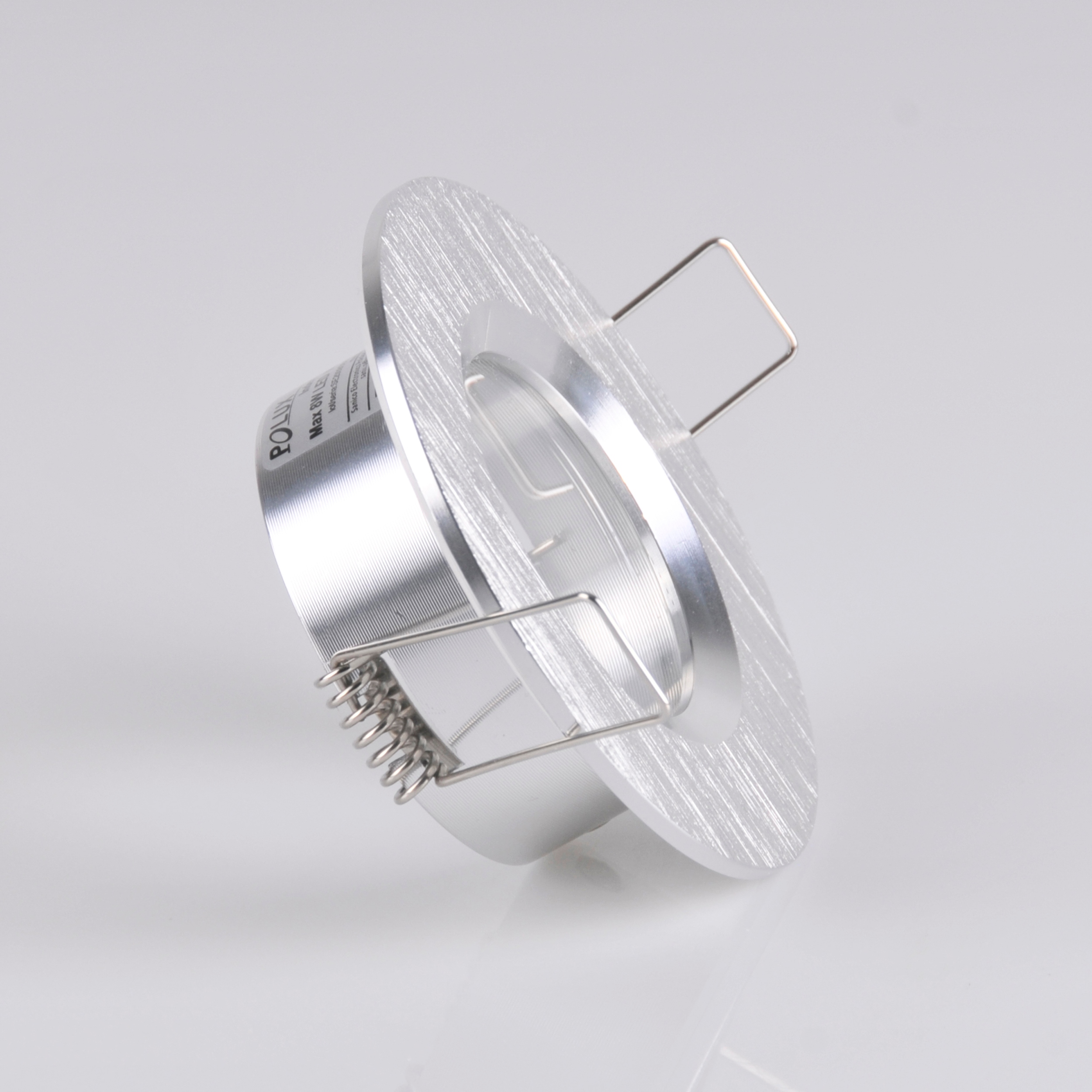 Oczko wpuszczane MR16 SREBRNA szczotkow BORAS IP44 Marka Polux