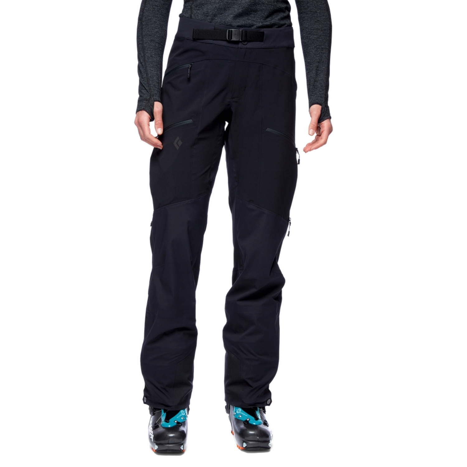 Damskie spodnie Black Diamond Dawn Patrol Hybrid Pants black L