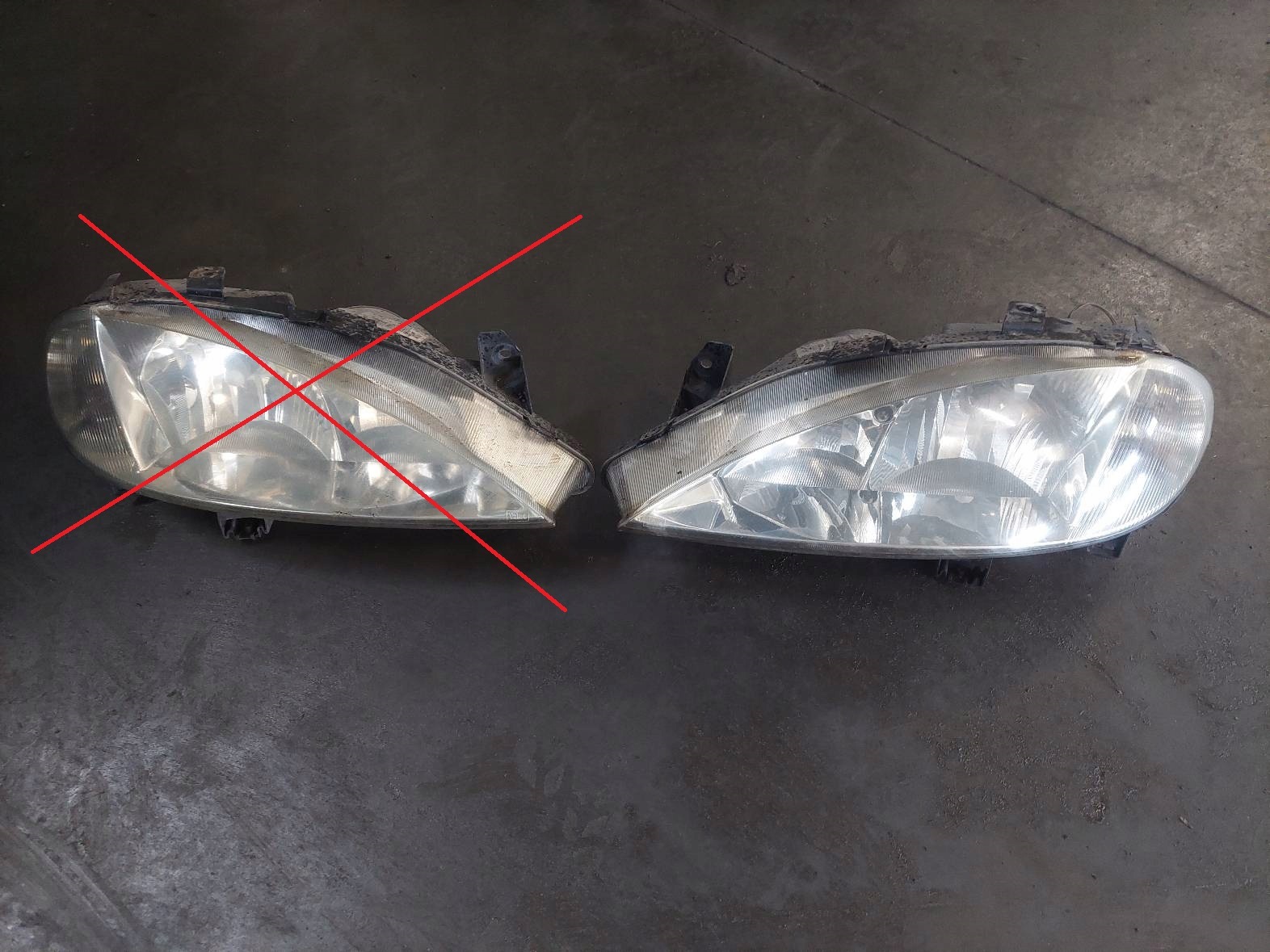 complete front bonnet bumper light fender RENAULT MEGANE and LIFT NV926