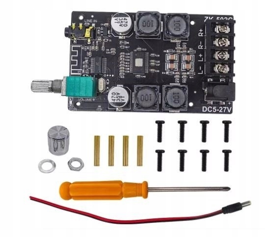 ZK-502C - wzmacniacz audio TPA3116 2x50W 9V-24V Producent bez marki