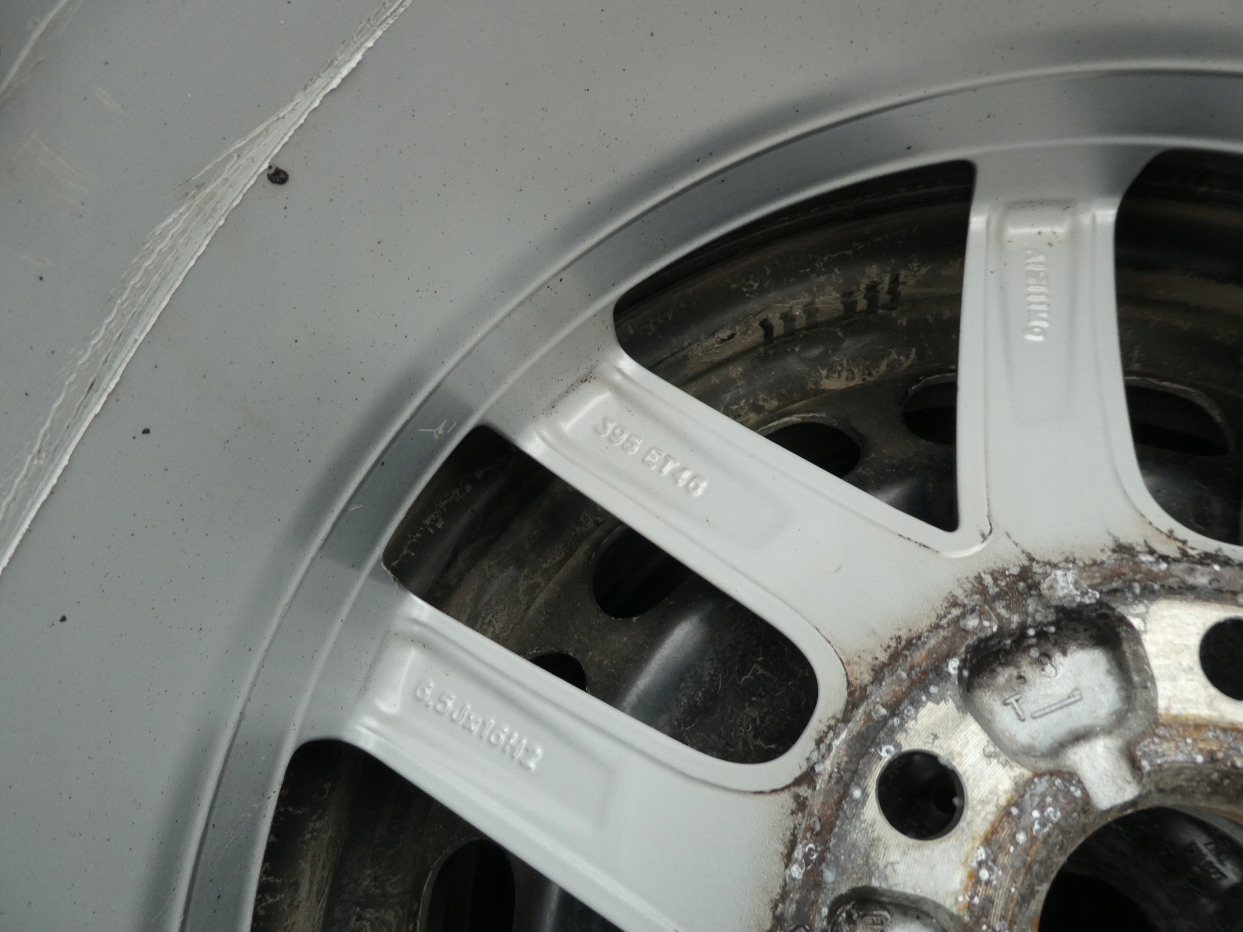 4X discs aluminium disc VW 5G0601025CS 16