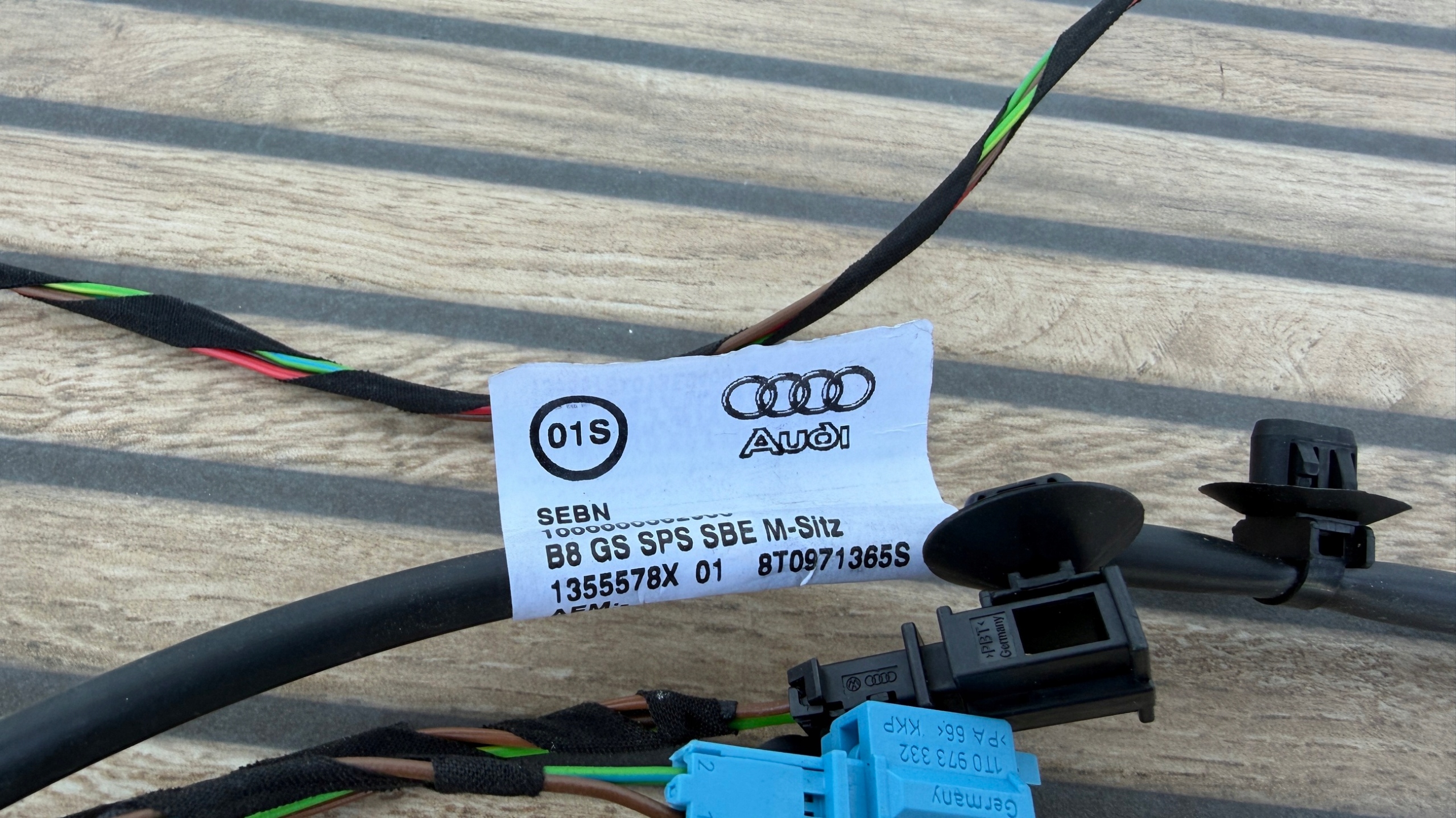 AUDI A5 8T A4 B8 bundle electrical seat DO MATY 8T0971365S 2G/GR17