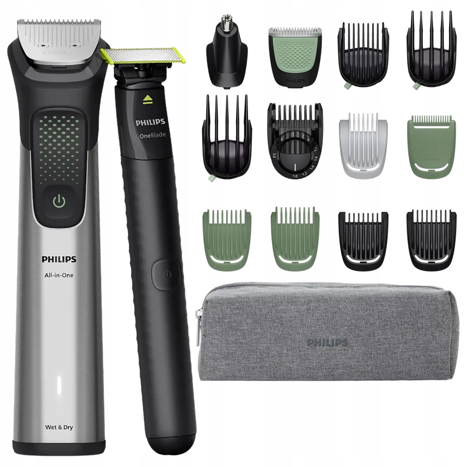 Multifunkční Zastřihovač Philips Multigroom Série 9000 MG9535/15 s Oneblade
