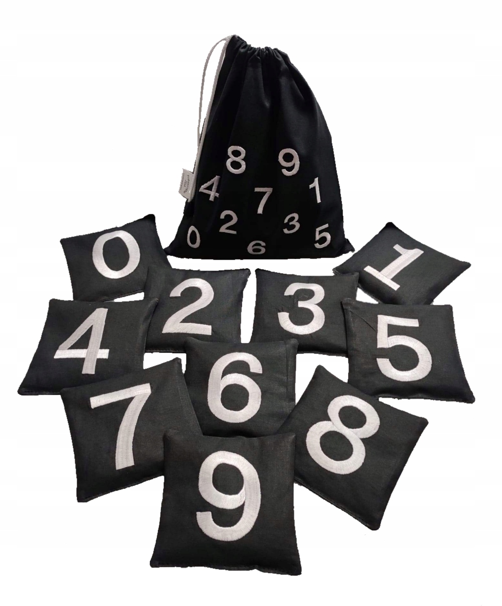 Woreczki 10szt CYFRY+GRATIS