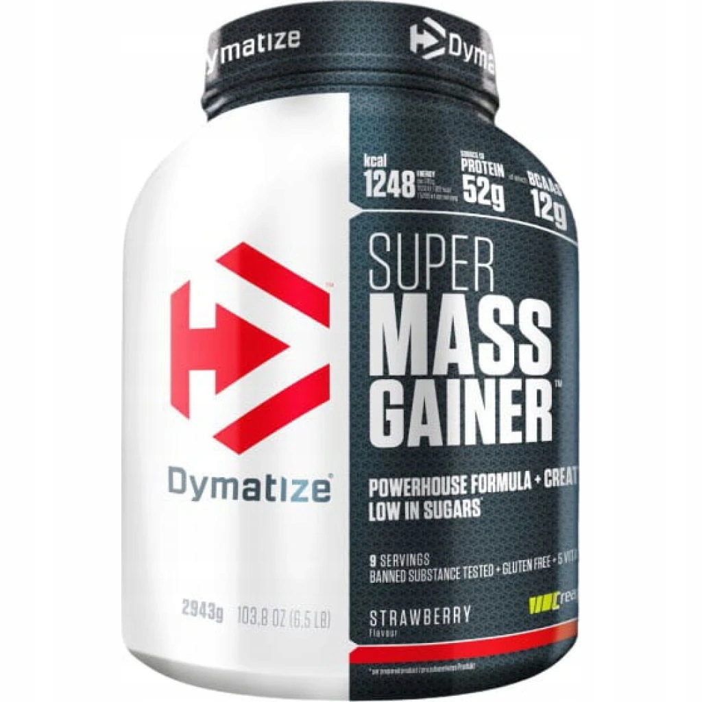 Dymatize Mass Gainer 2943g Serious XXL Jahoda
