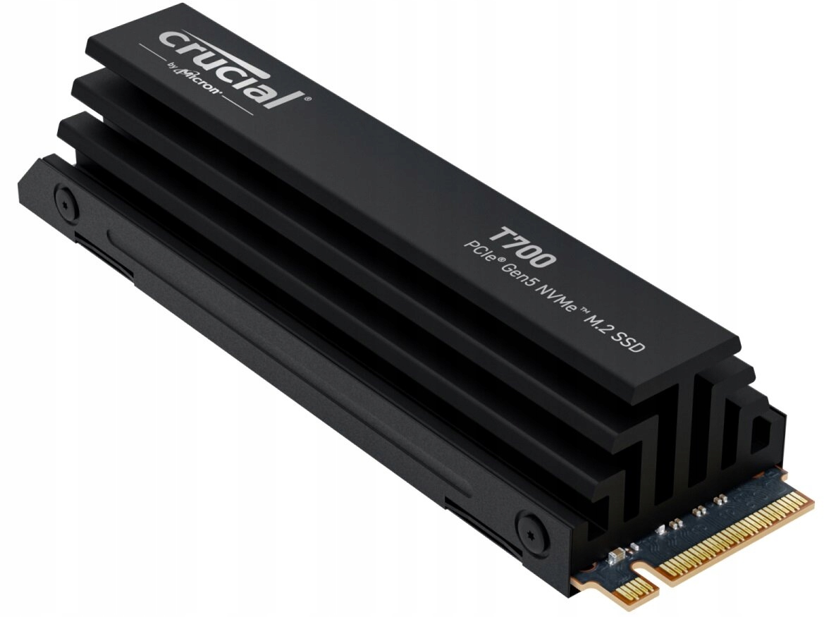 CRUCIAL T700 4000GB [4TB] NVMe PCIe Gen.5 M.2 2280 Radiator — 4