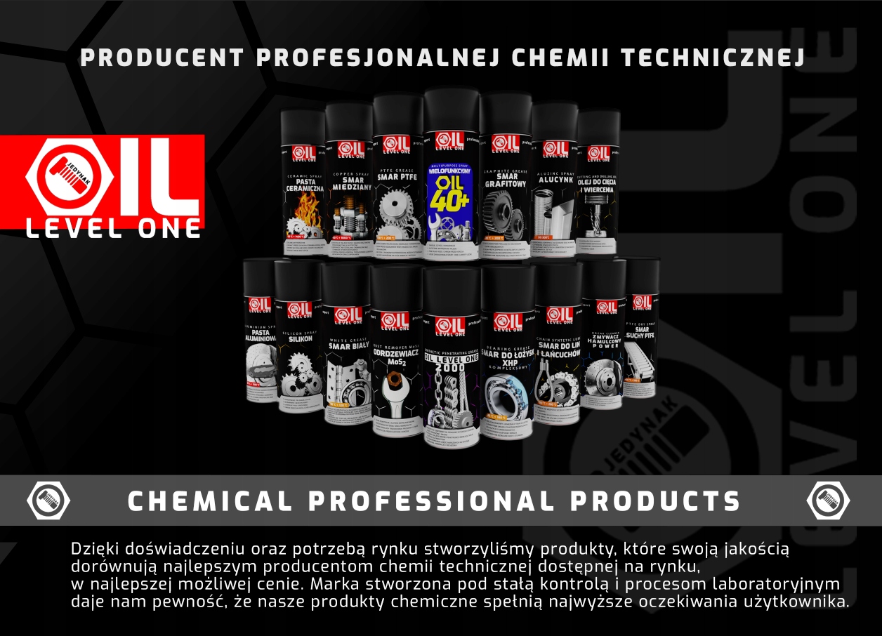OIL 40+ Odrdzewiacz Spray 400ml Oil Level One Producent inny