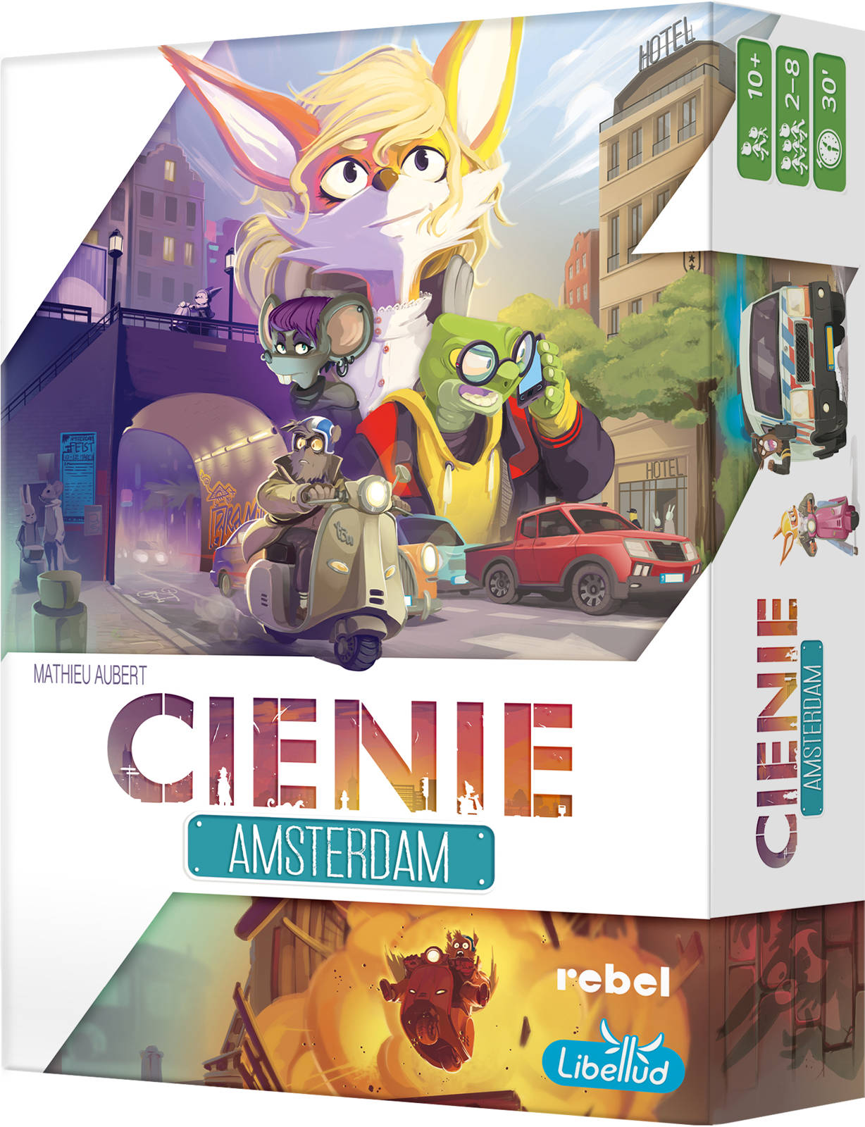 

Cienie Amsterdam Podstawa gra planszowa detektyw