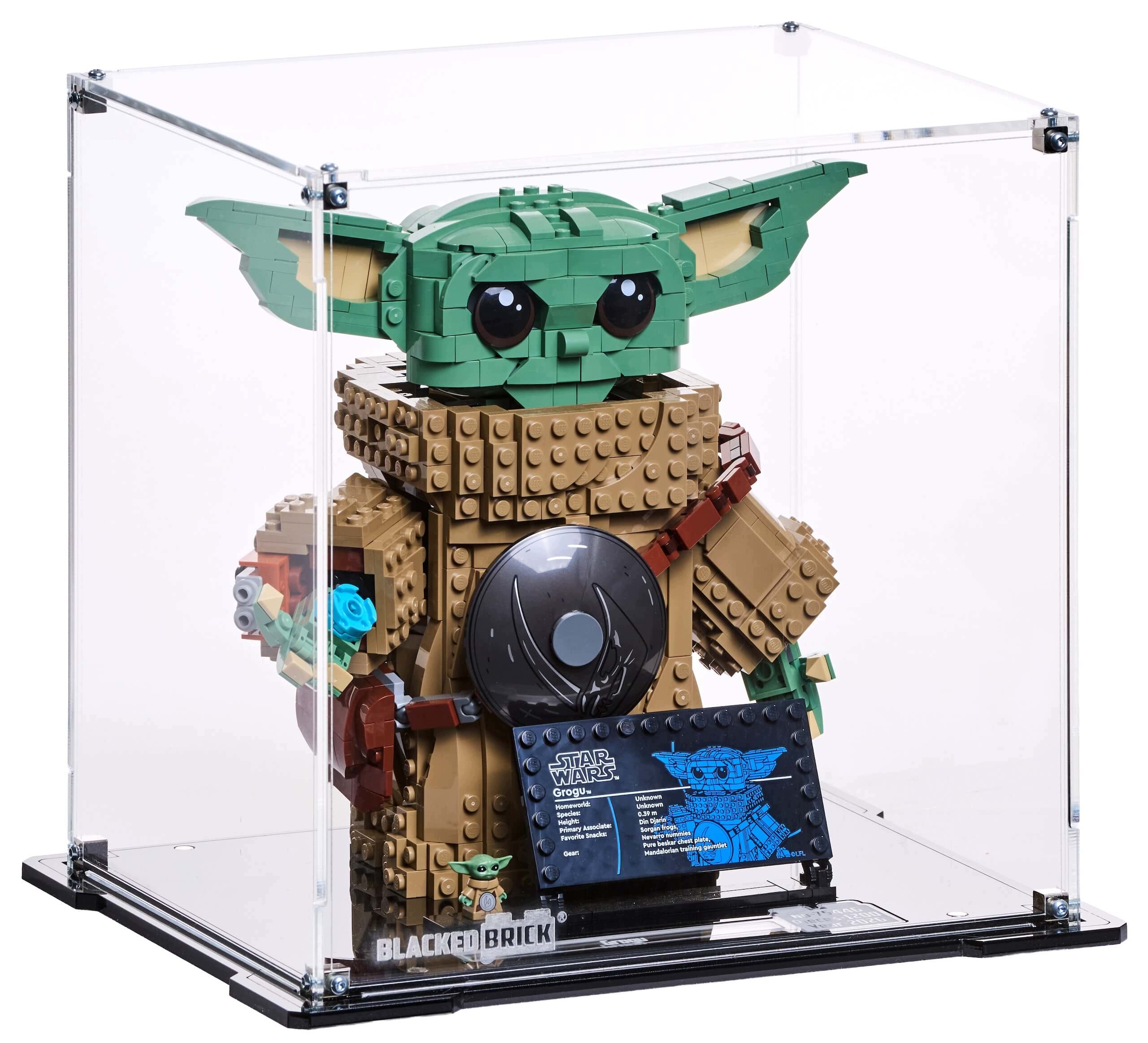 Vitrína Blacked Brick pro Lego Star Wars 75446 Star Wars Grogu