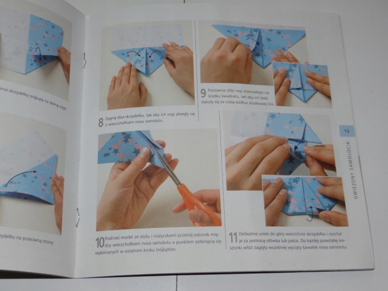 SAMOLOTY Z PAPIERU ORIGAMI DLA DZIECI ISBN 9788378134435