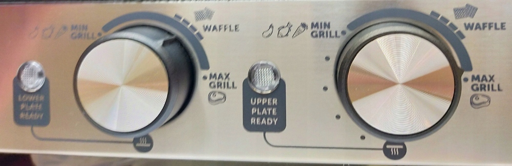 OPIEKACZ GRILL PANINI GOFRY 3w1 ECG 2000W SOLIDNY Głębokość produktu 35.5 cm