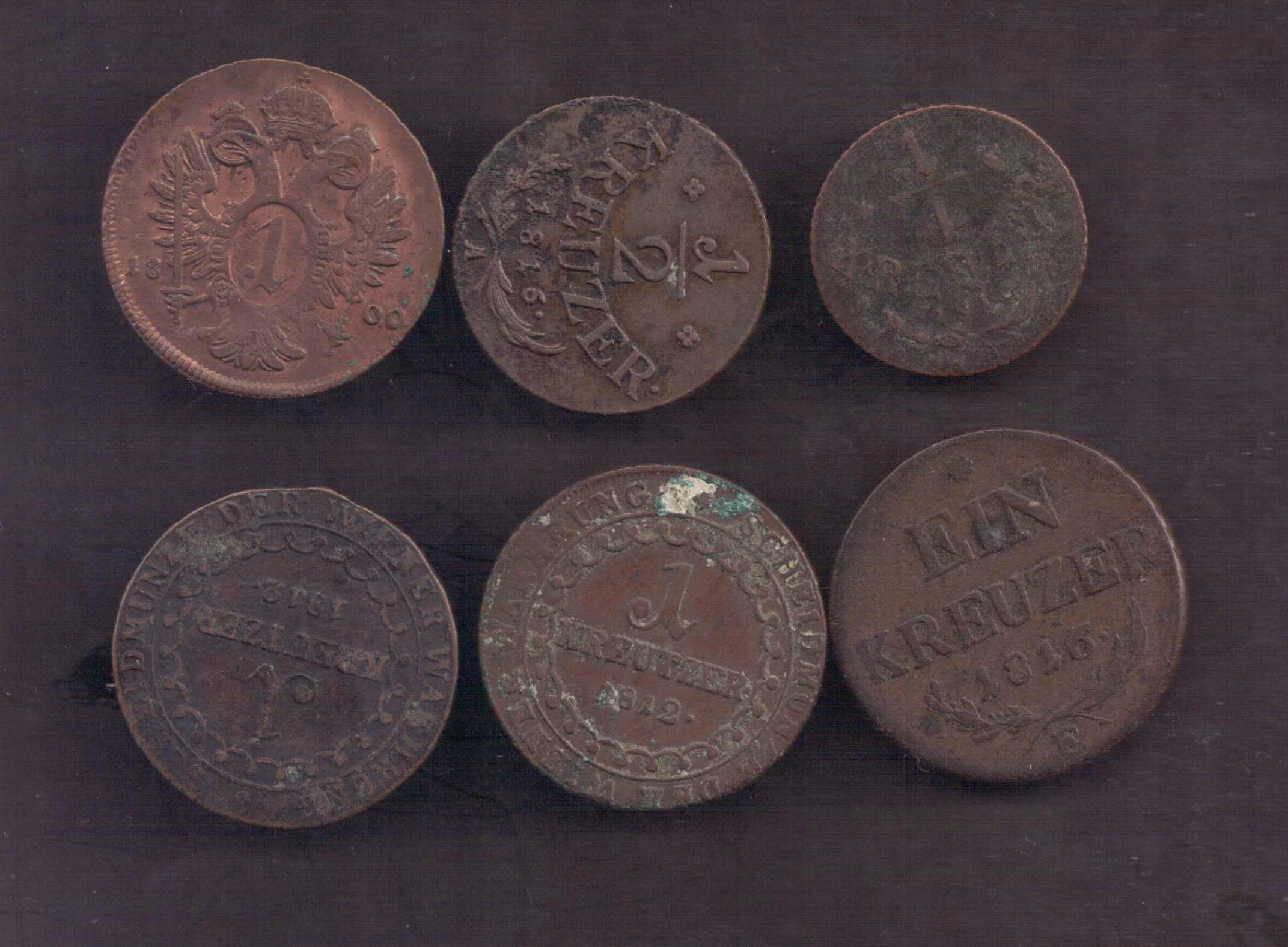 Stara Austria - miks - zestaw 6 monet