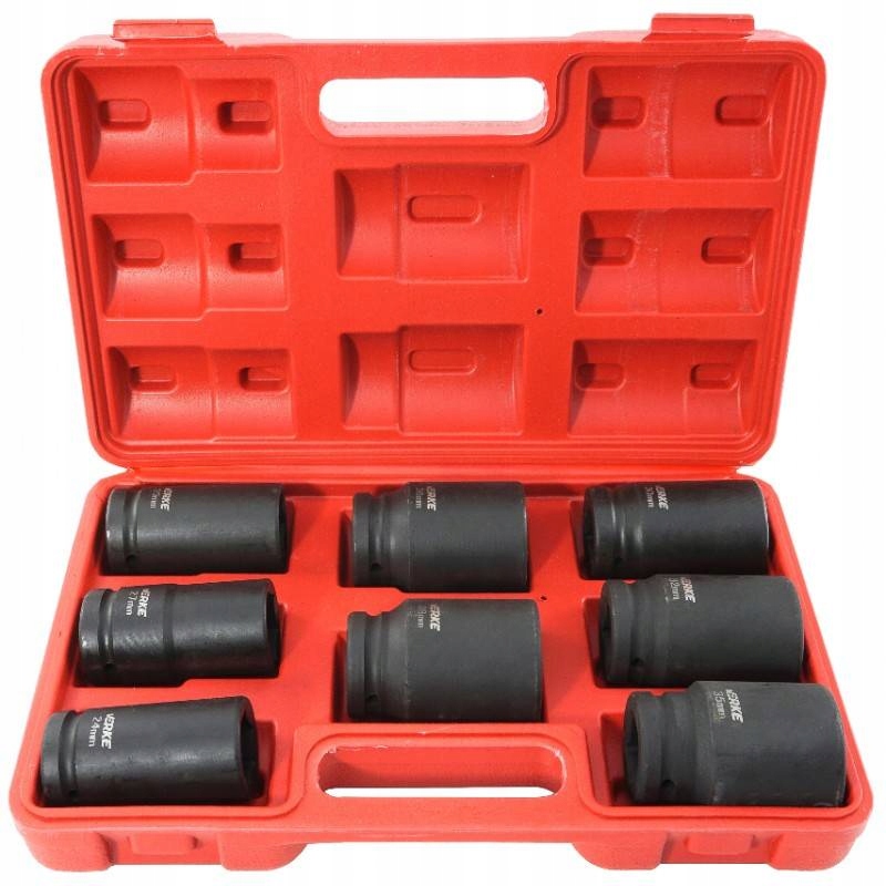 Nasadka Nasadki Udarowe 3/4" 24-38 mm Zestaw 8 szt