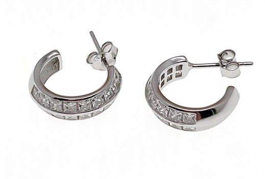 Stříbrné náušnice Ag 925 se zirkonem IM0540524ER