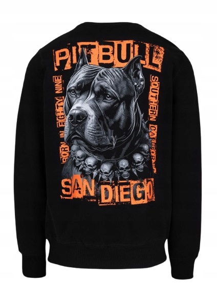 Pit Bull Mikina Bez Kapuce Crewneck Blacky XL