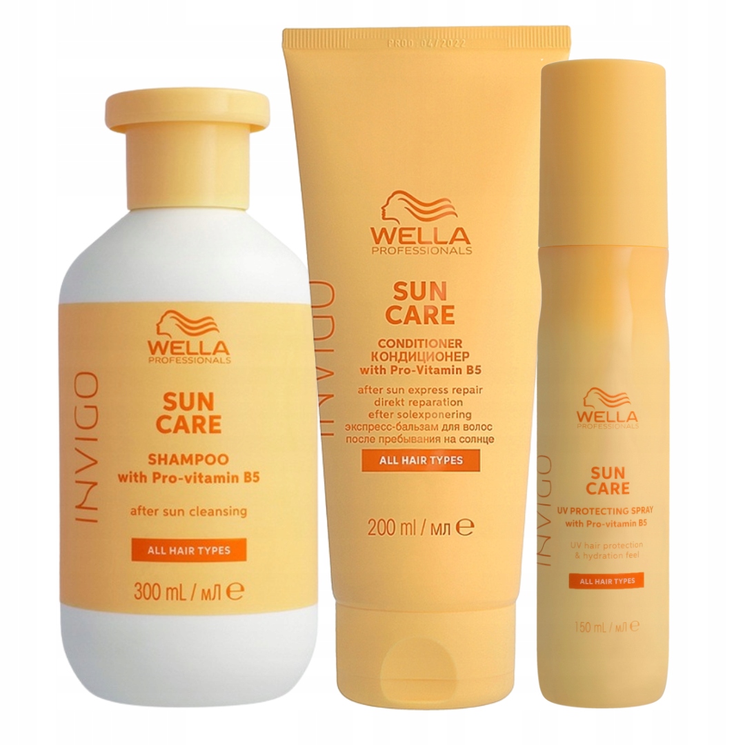 Wella Professionals Invigo Sun Care Šampon a kondicionér po opalování 3 ks