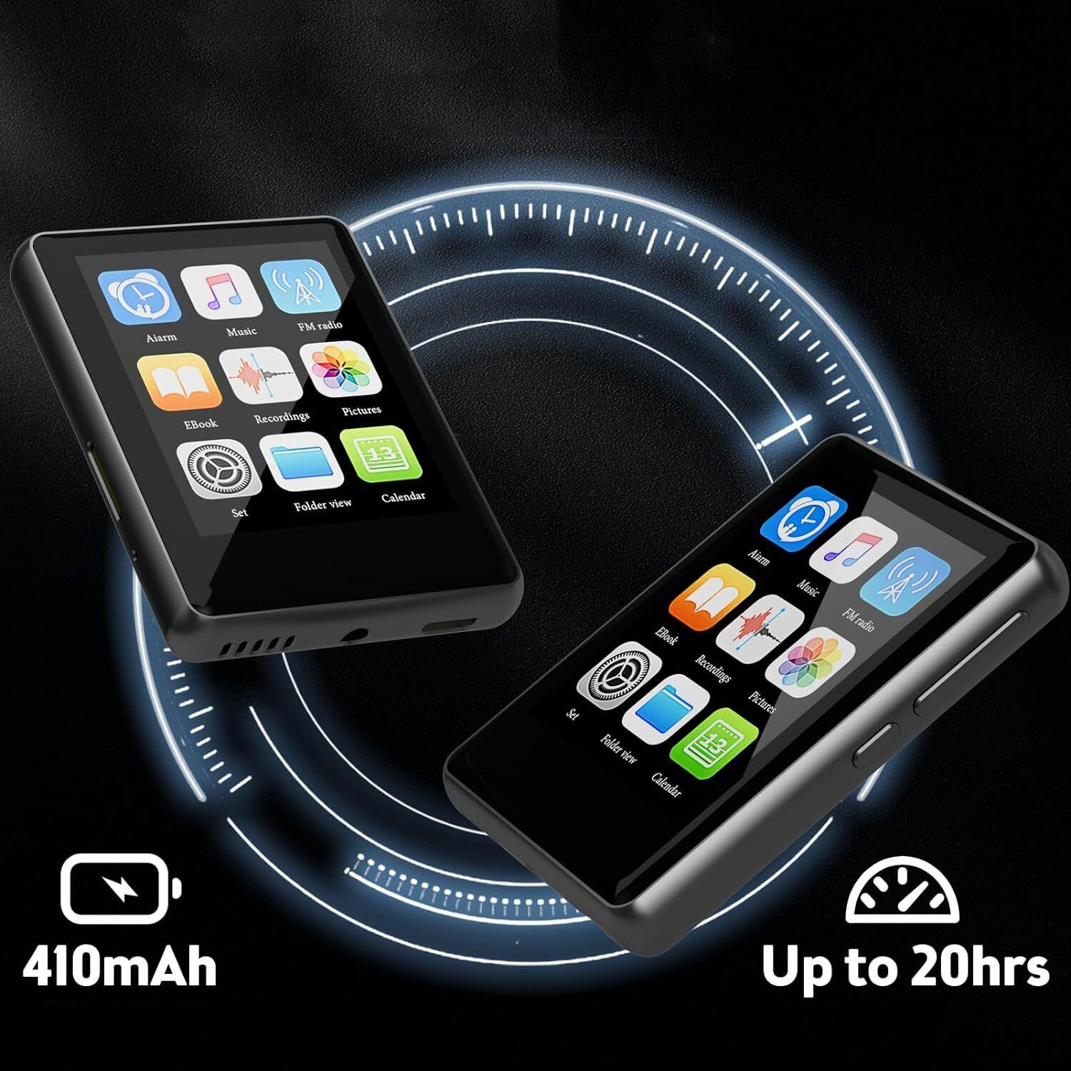 ODTWARZACZ MP3 MP4 BLUETOOTH Z SŁUCHAWKAMI ODTWARZACZ MUZYKI HIFI, RADIO FM Model Odtwarzacz MP4