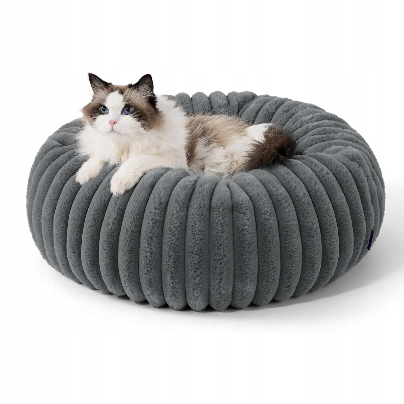 Levně Kulatý pelíšek pro zvířata, měkký a odnímatelný