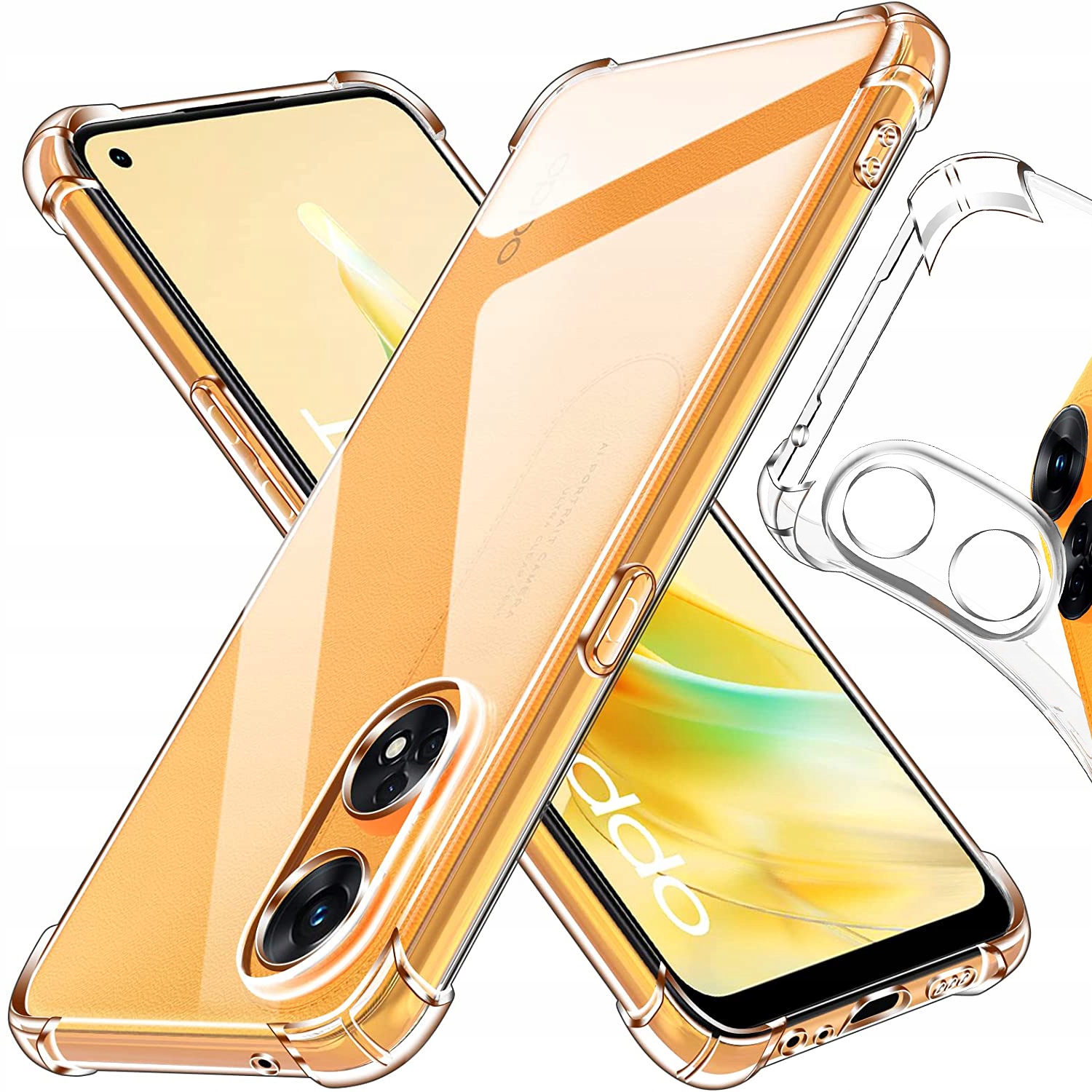 

Etui do Oppo Reno 8T Anti Shock Case Szkło