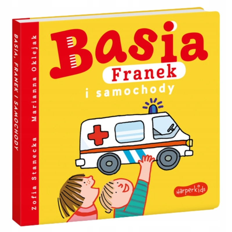 Basia Franek I Samochody Kartonowa Książeczka Edukacyjna Dla Maluchów