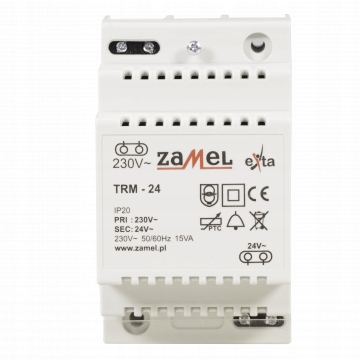 

Zamel Transformator 230/24V 15VA TRM-24
