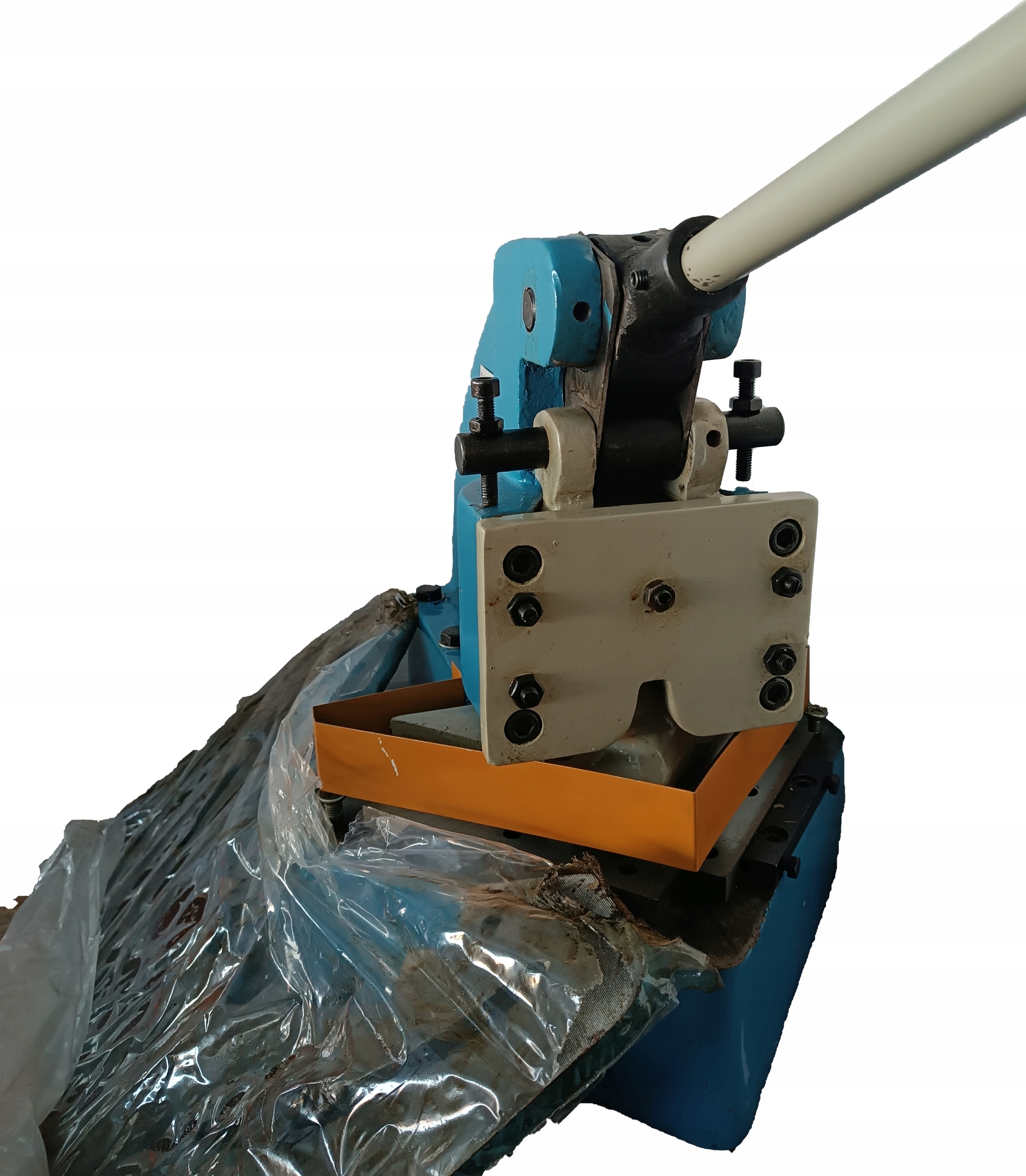 Wykrawarka do blachy do naroży 150x150 4 tony 1,6mm max grubość blachy