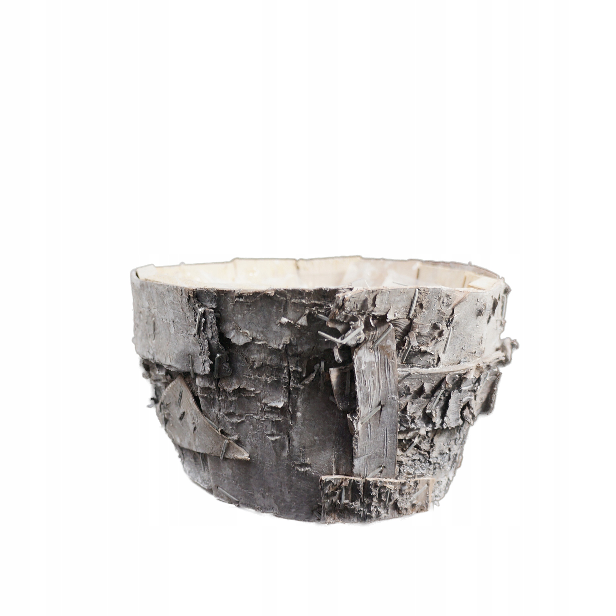 Drewniana osłonka doniczka z kory na kwiaty stroiki zioła taras balkon 17cm Kod producenta JL-Q20-019