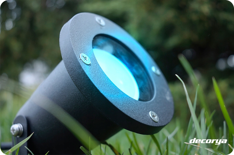 2x OŚWIETLENIE OGRODOWA LAMPA LED RGB DO PODŚWIETLANIA DRZEW KRZWÓW ROŚLIN Kod producenta REFBUSH01[2]