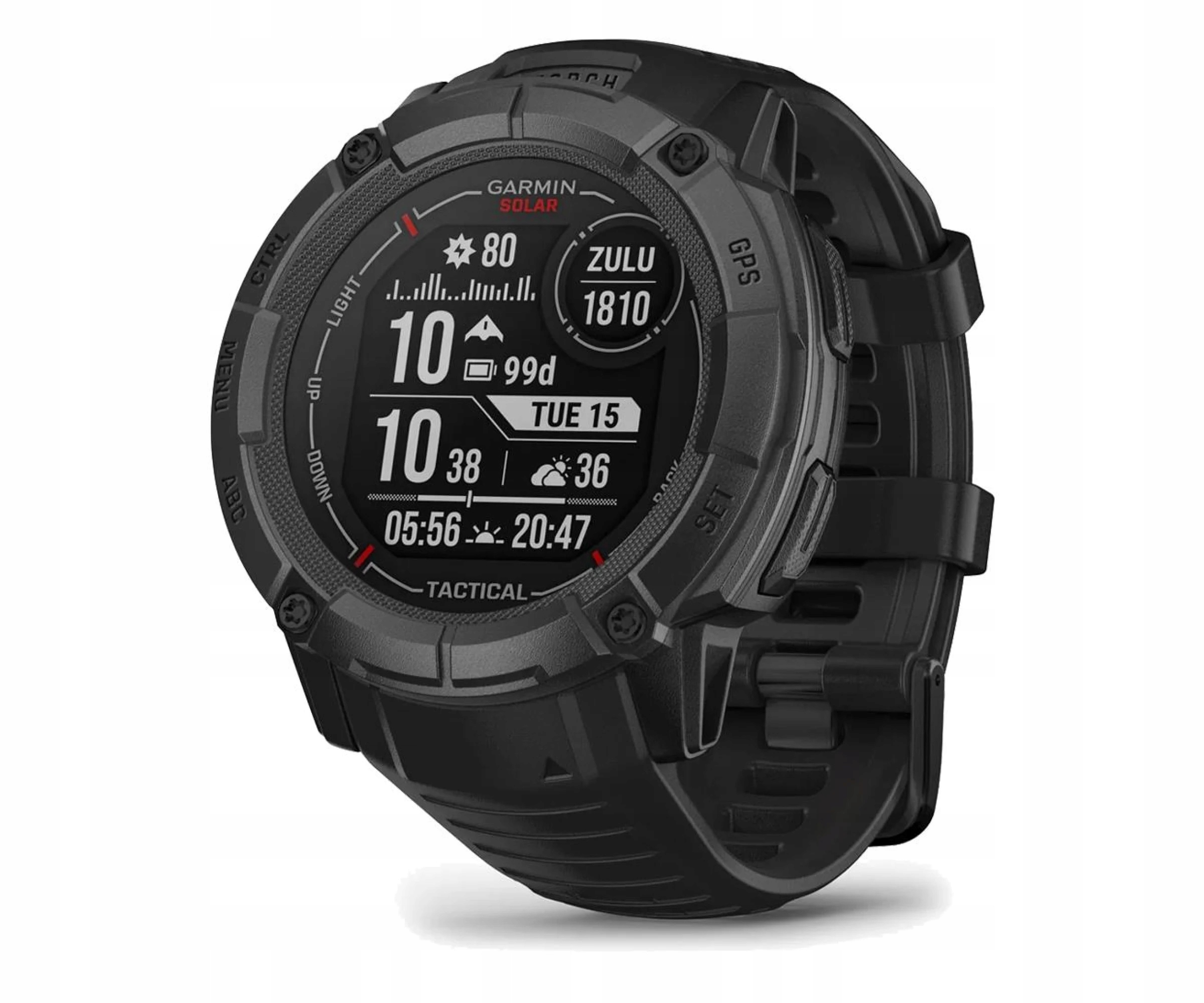 Smartwatch Garmin Instinct 2X Solar Tactical (čierny)