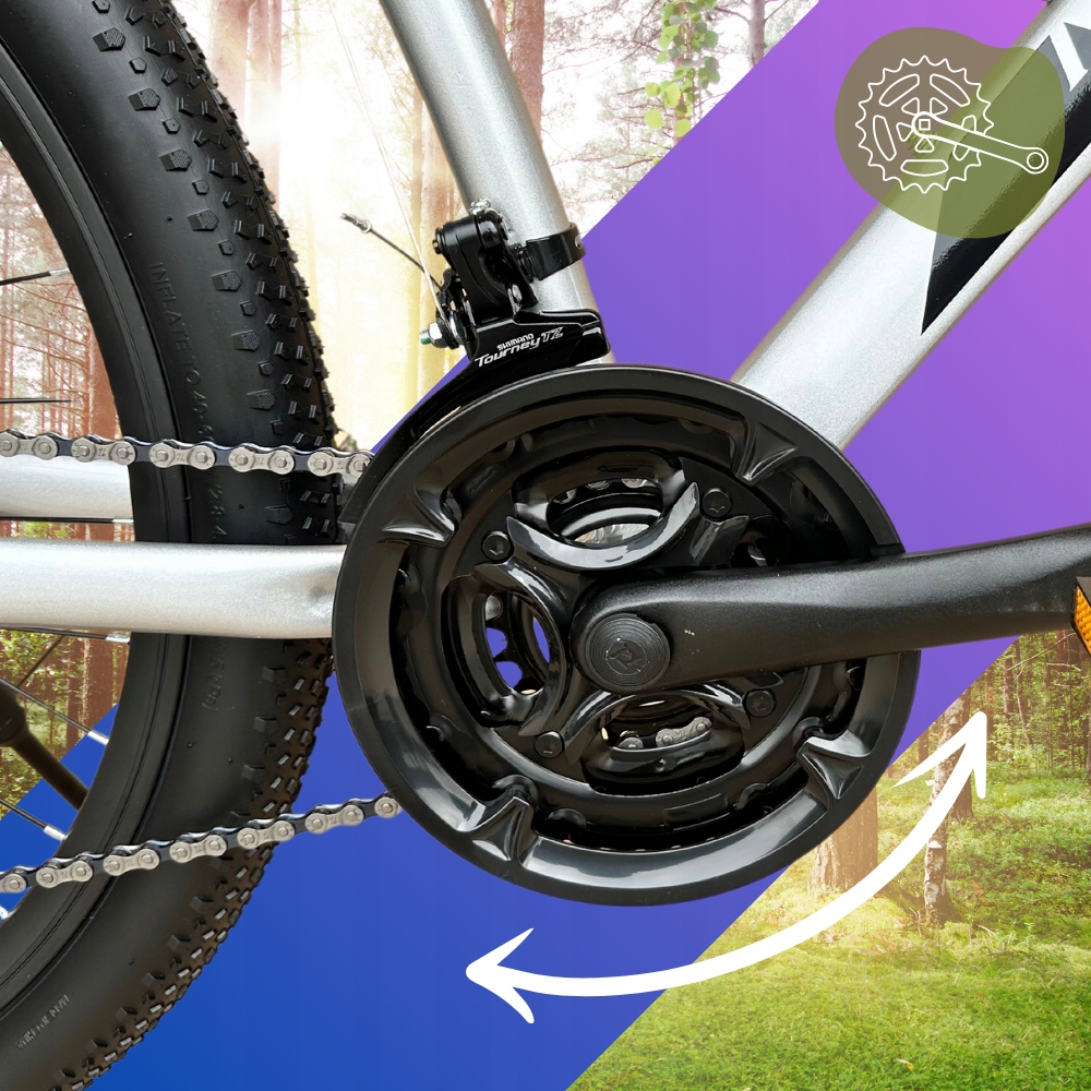 ROWER GÓRSKI MTB 26 SHIMANO 21 BIEGÓW 2xTARCZE RAMA ALUMINIOWA 18" KOŁA 26 Marka Nicebike