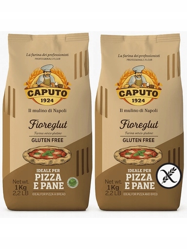 Levně 1X Mouka na pizzu a chléb Fioreglut gluten free 1kg x2- Caputo