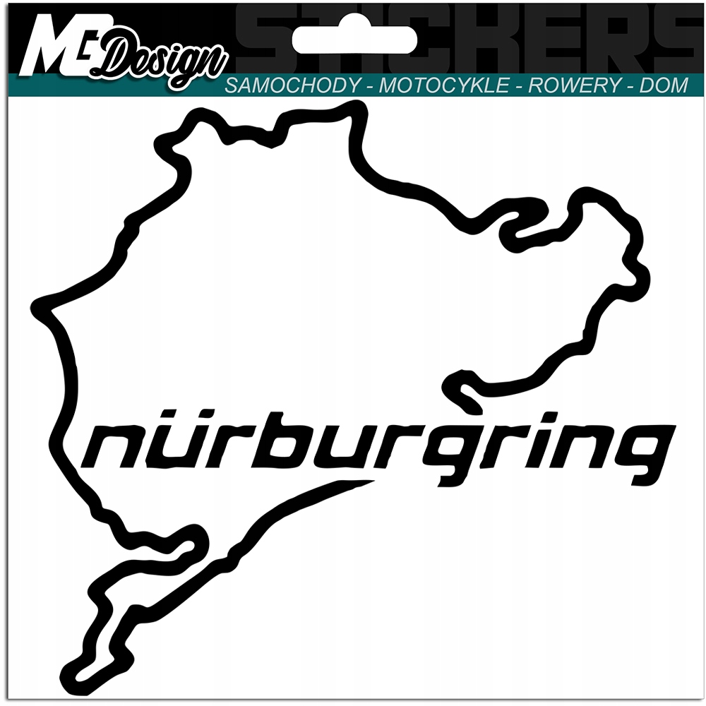 

Naklejka na auto Tor Wyścigowy Nürburgring 14x15