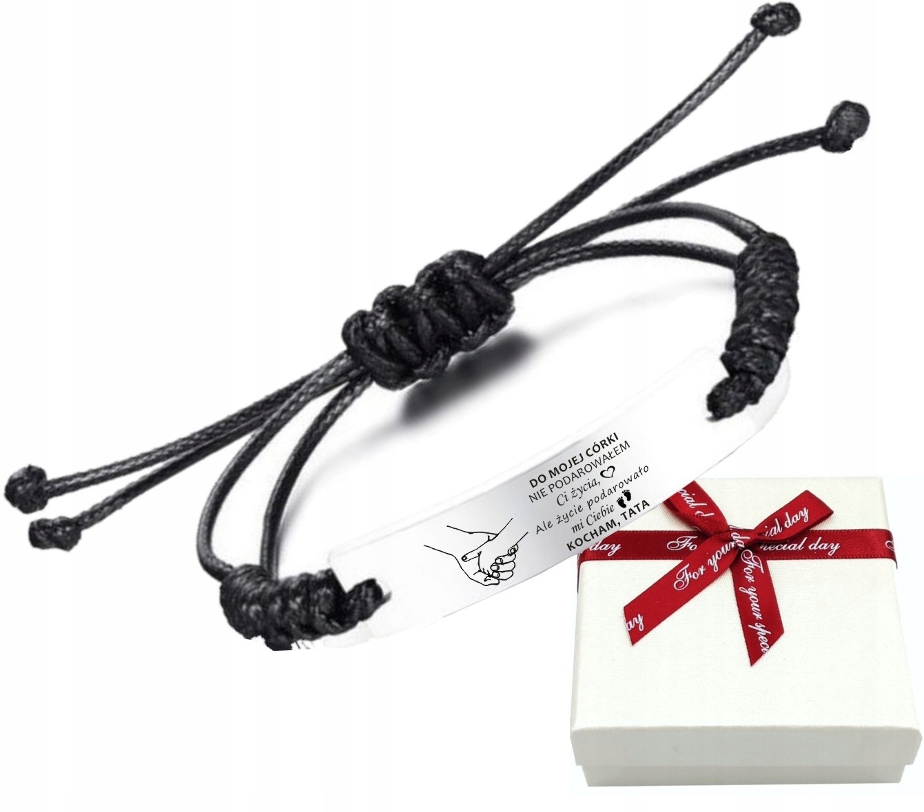 

Bransoletka Damska Z Grawerem Dla Córki