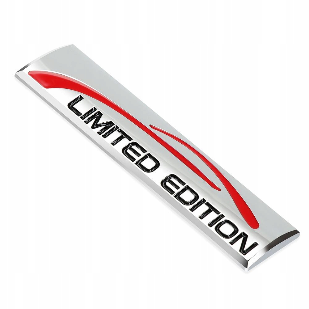 Emblemat Znaczek Na Samochód Limited Edition Klejony Uniwersalny Srebrny