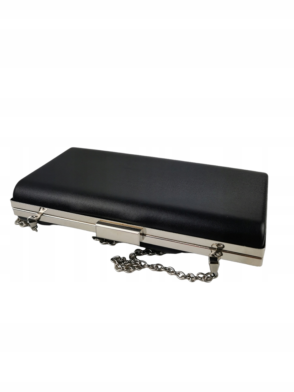 ELEGANCKA CZARNA TOREBKA KOPERTÓWKA PUZDERKO Marka inna