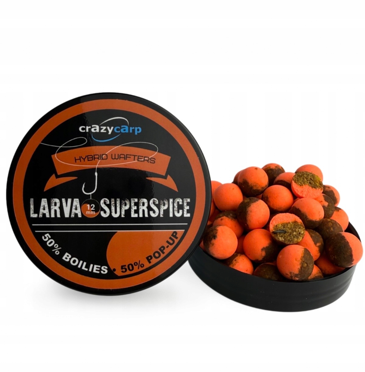 Kulki Balanced Wafters Hybryd Crazy Carp Larva & Superspice 12 MM