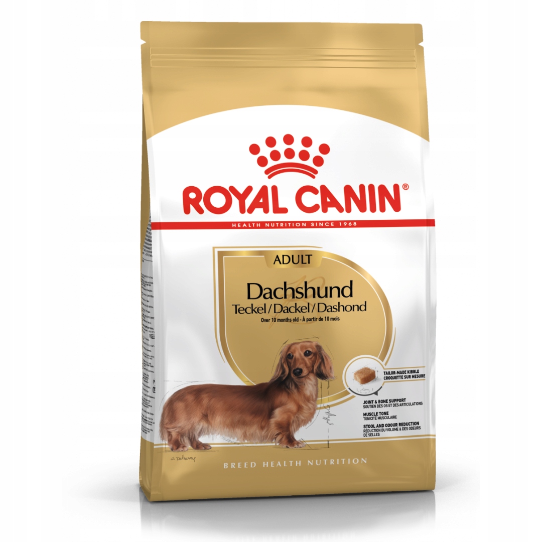 Levně Royal Canin Dachshund Adult 7,5 kg Krmivo Suché pro dospělé psy plemene jezevčík