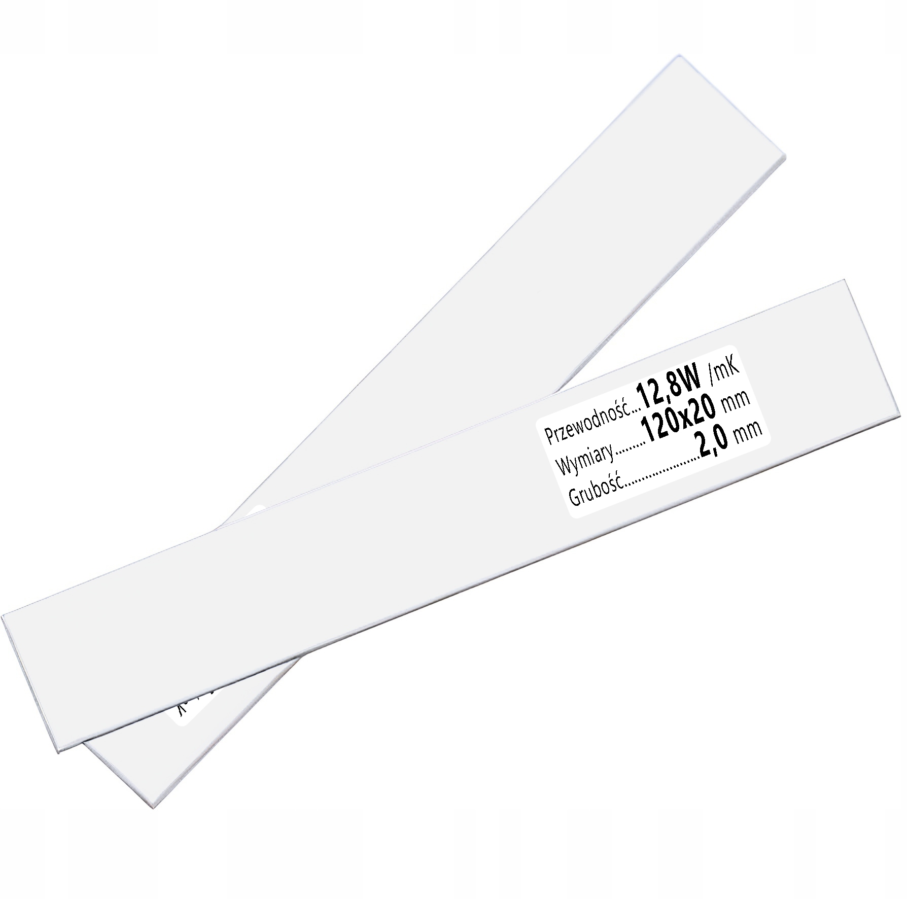 TERMOPAD 2MM CHŁODZENIE PROCESORA TAŚMA TERMOPRZEWODZĄCA 120x20MM 12W
