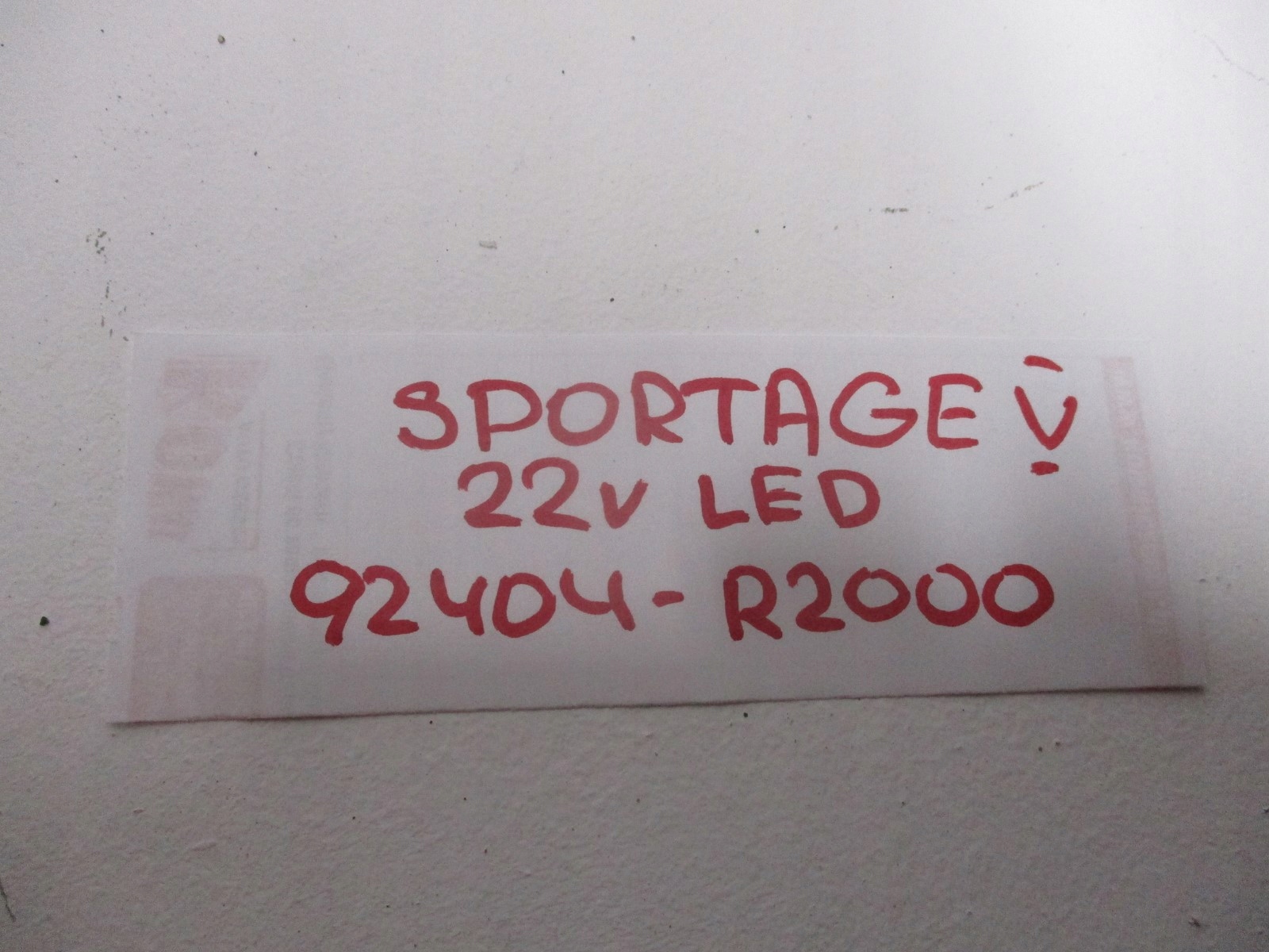 light Kia Sportage V 22R LED 92403-R2000 92404-R2000 left right
