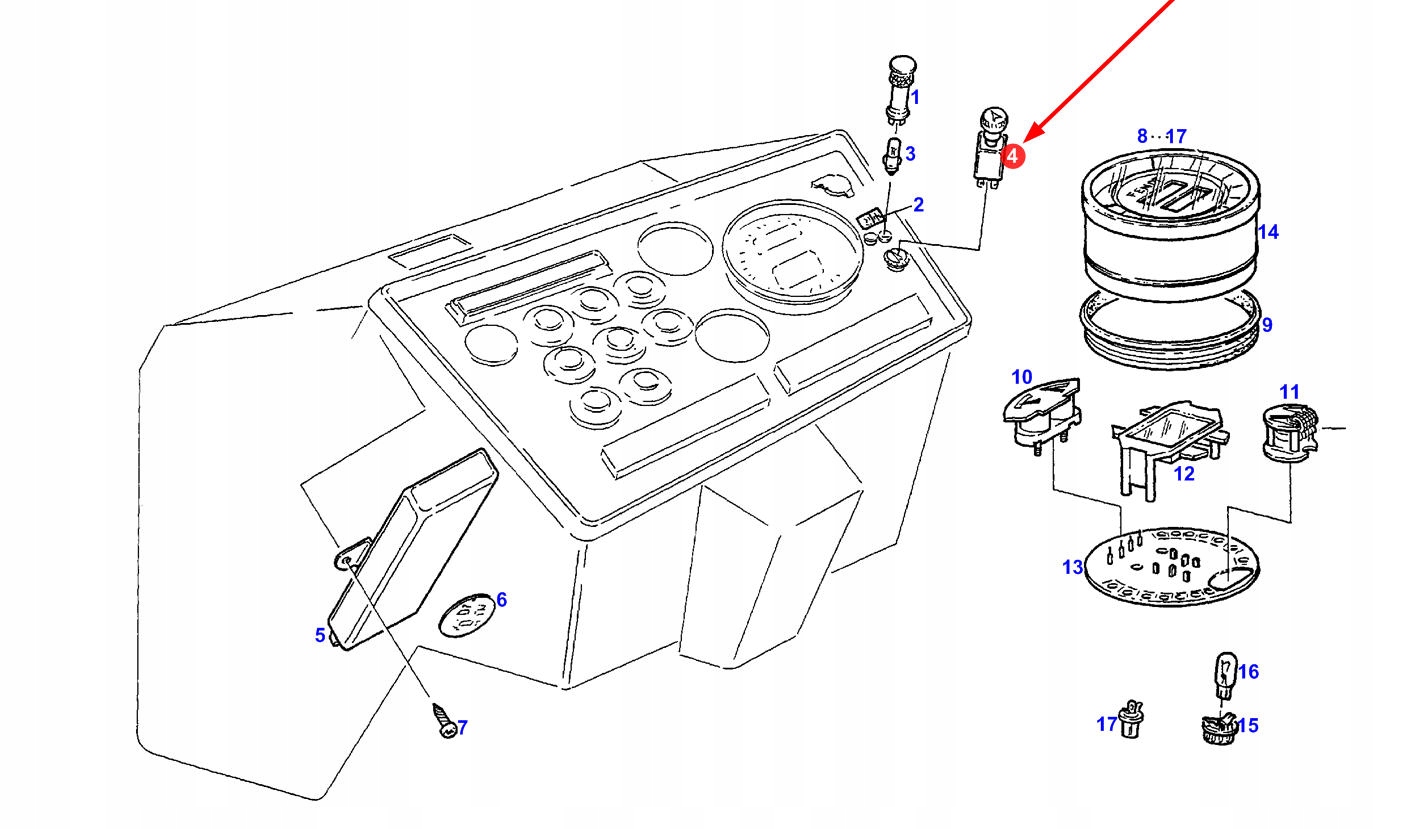 FCX830240195000 - X830240195000 поворотный Переключатель вентилятора